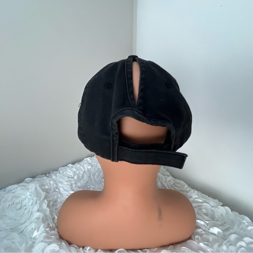 Kbethos Black Distressed Style‎ Ponytail Ball Cap Sporty Travel - Picture 7 of 13